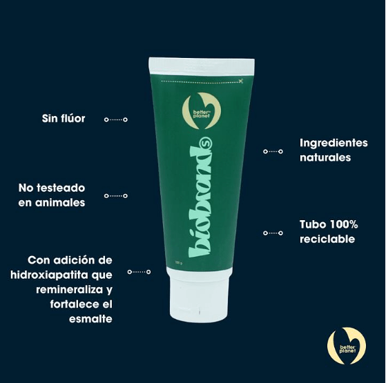 PASTA DENTAL NATURAL SIN FLÚOR - 100 gr - Biobrands2