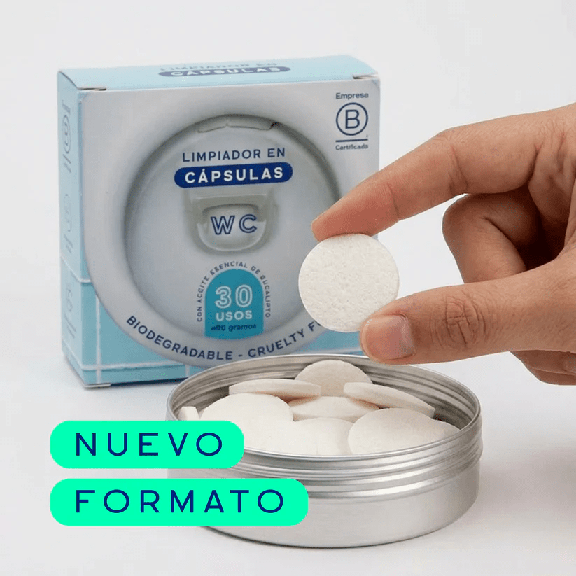 CÁPSULAS LIMPIADORAS de WC – 90g – Freemet1