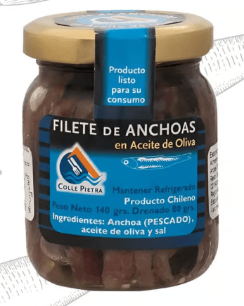 ANCHOAS EN ACEITE DE OLIVA - Frasco 130g - Aquality1