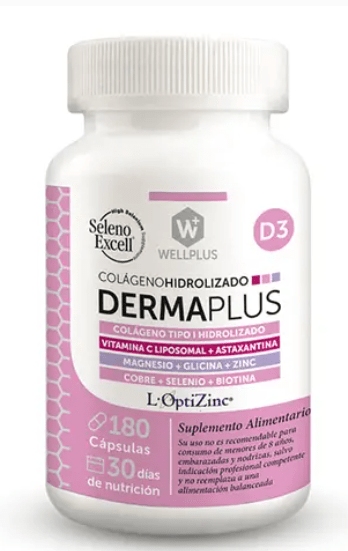 DERMA PLUS Péptidos bioactivos - 180 CÁPSULAS1