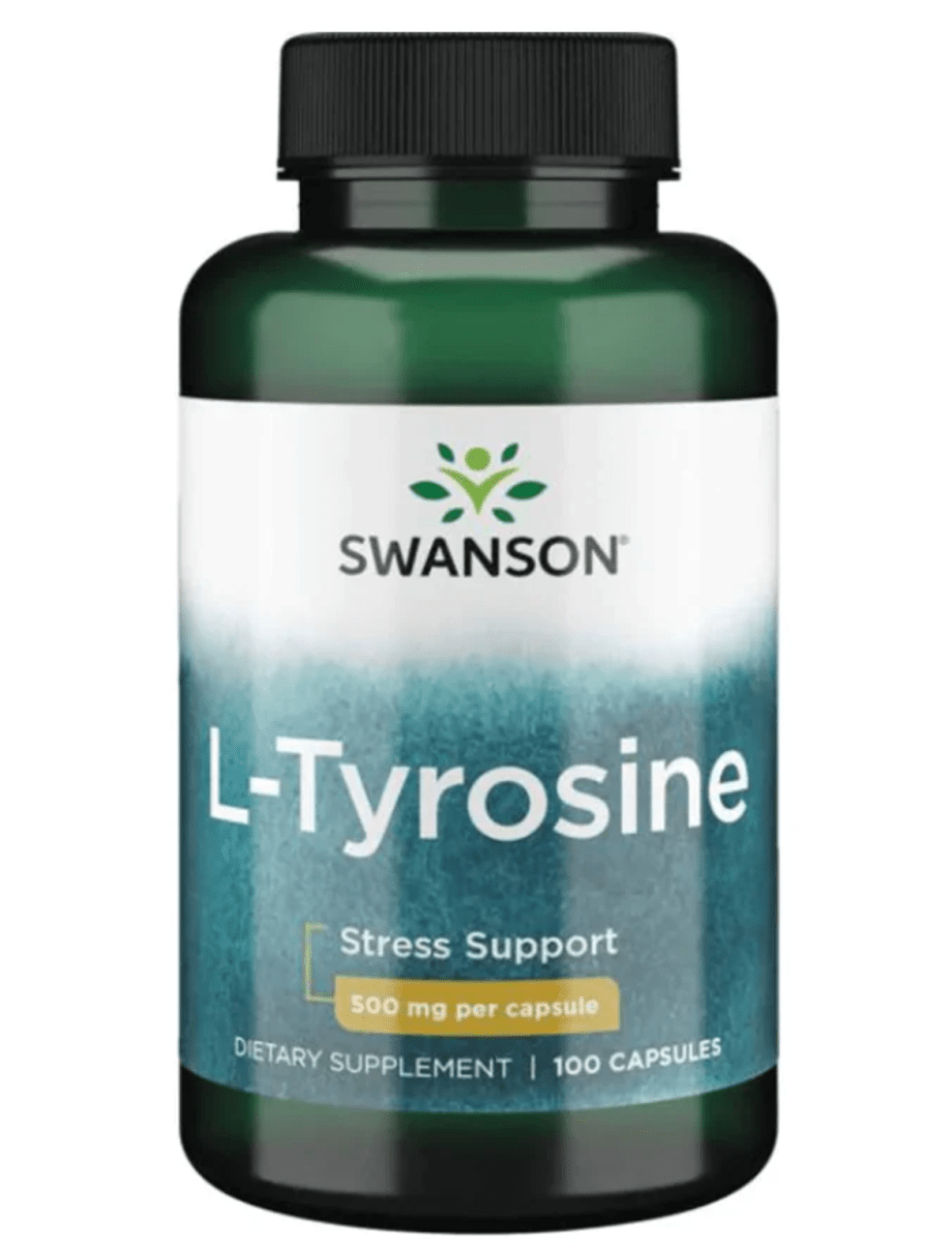 L-TYROSINE 500 mg -  100 cápsulas - Swanson1