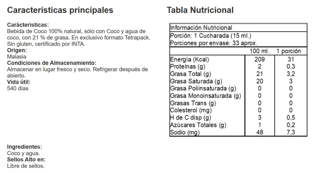 BEBIDA de COCO - 500mL2