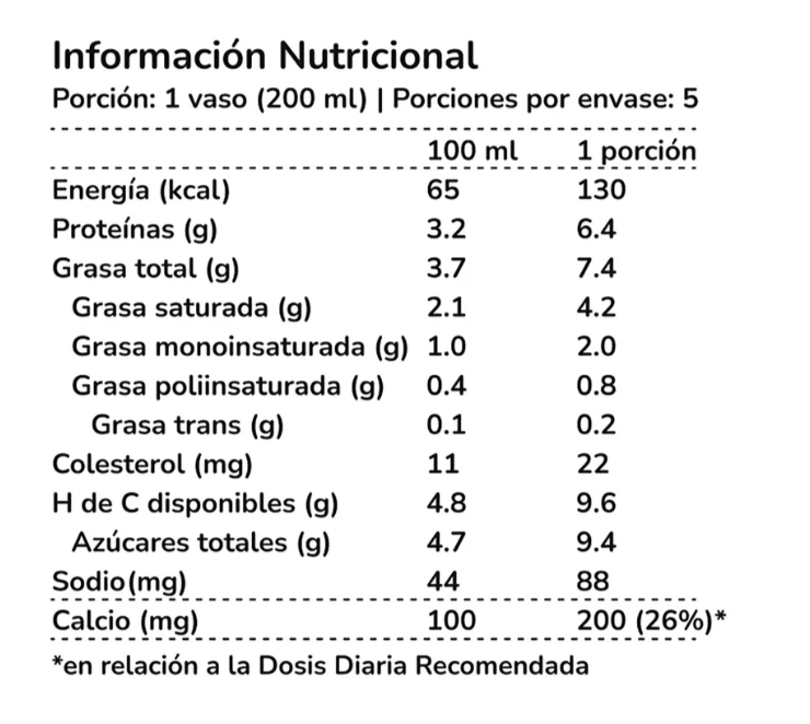 LECHE FRESCA ENTERA de VACA - Vidrio - 1 L - Fresca Rebeca1