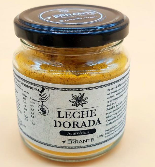 Leche dorada (GOLDEN MILK) - 120g - Mercado Errante1