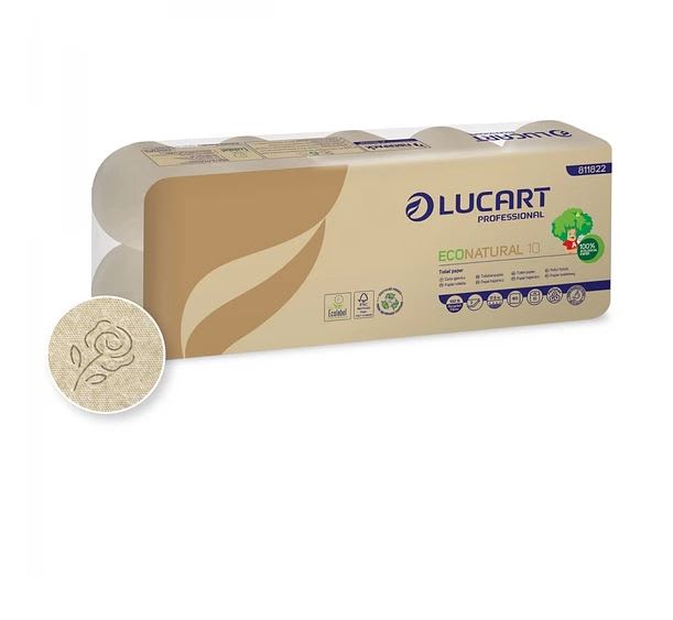 PAPEL HIGIÉNICO sin clorar - 10un - Lucart1