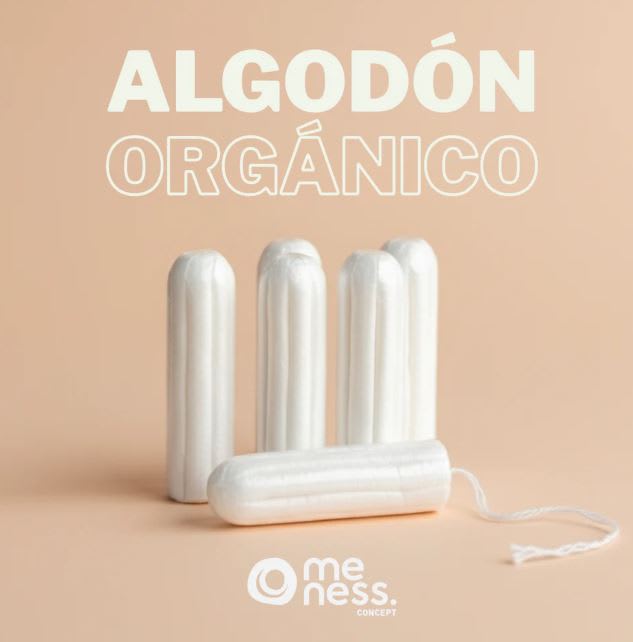TAMPONES DIGITALES 100% ALGODÓN ORGÁNICO - BIODEGRADABLES - 11 Und - MeNess Concept2
