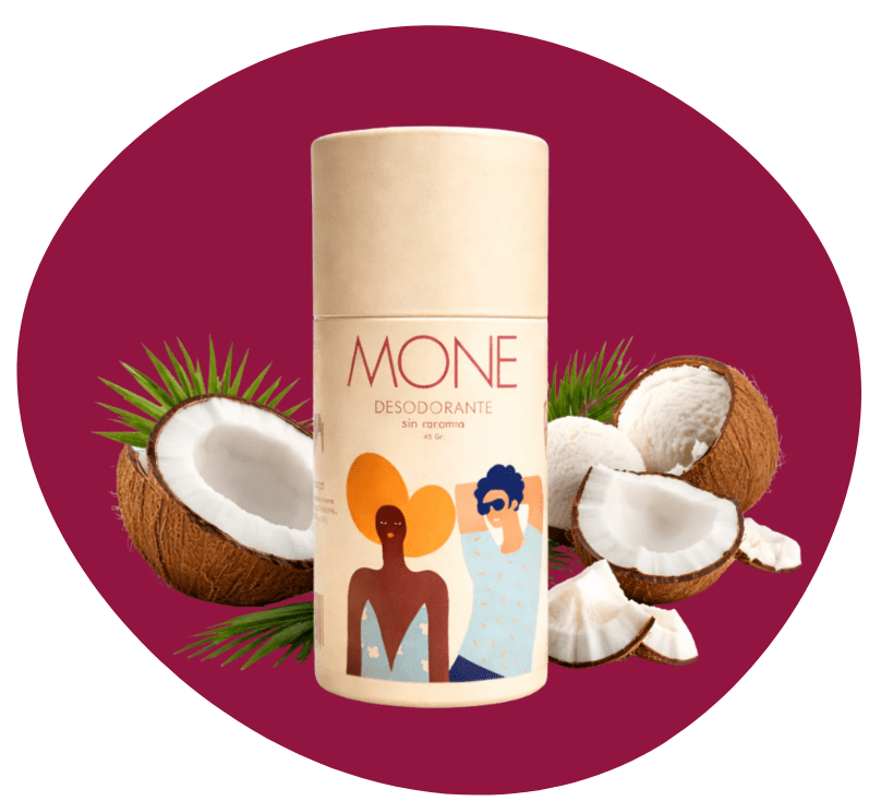 DESODORANTE 100% Natural - SIN AROMA - 57g - Mone1