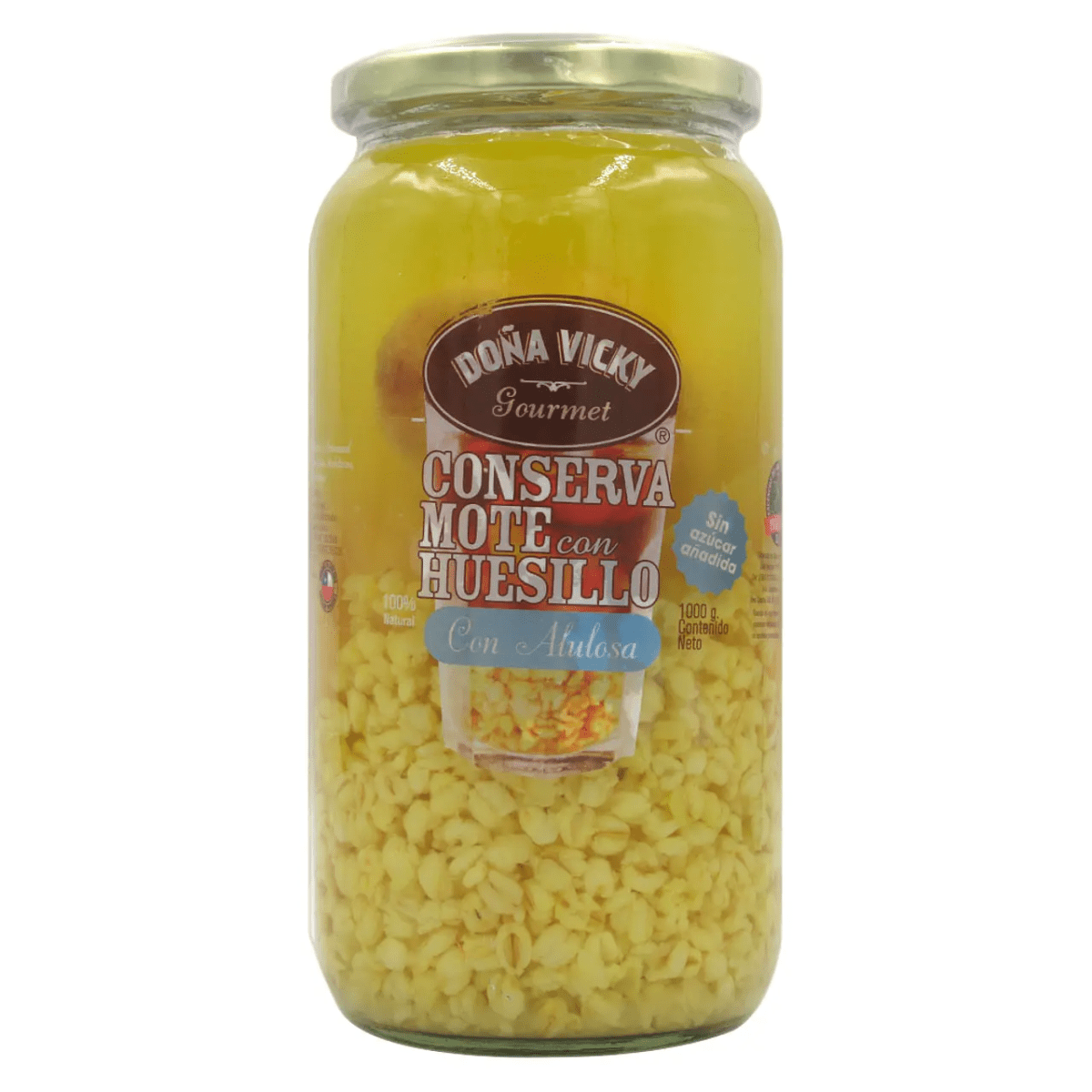 MOTE con HUESILLO en CONSERVA con ALULOSA - 1000g1