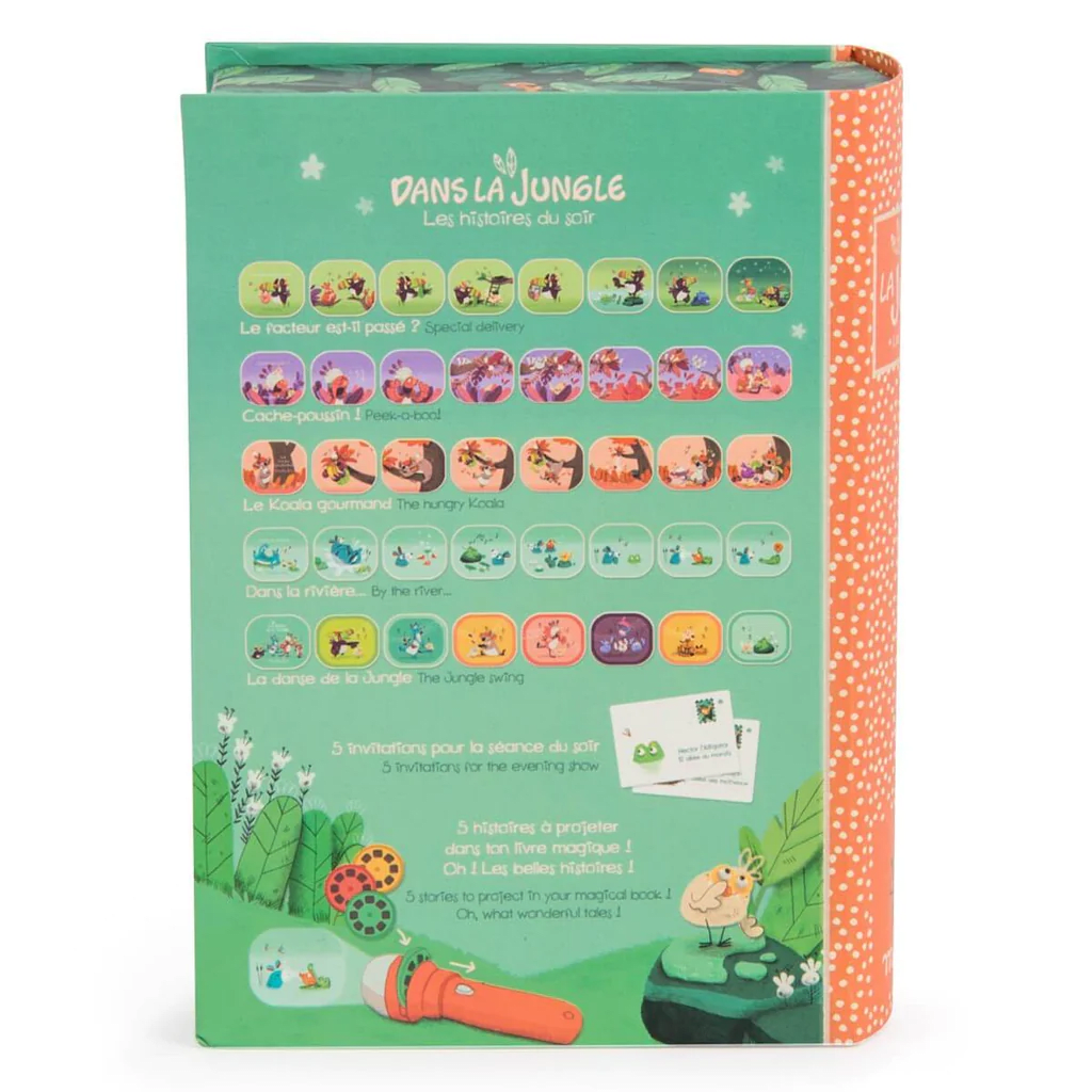 SET LINTERNA PROYECTORA DE HISTORIAS - DANS LA JUNGLE2