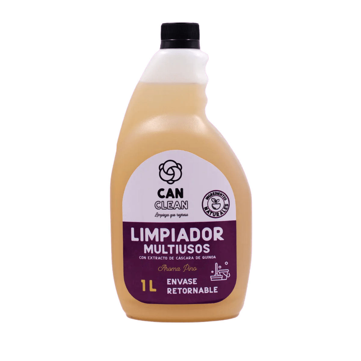 LIMPIADOR MULTIUSO ECOLÓGICO - 1 L - Envase PE Retornable - Can Clean1