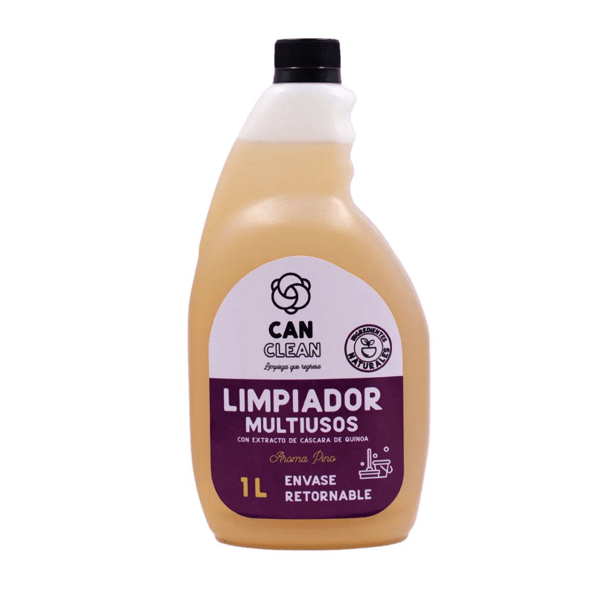 LIMPIADOR MULTIUSO ECOLÓGICO - 1 L - Envase PE Retornable - Can Clean3