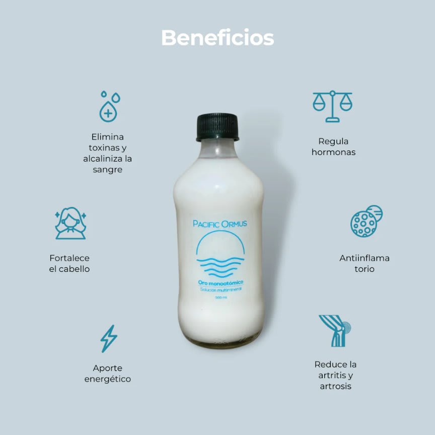 ORMUS Solución Multimineral - 500ml - Pacific Ormus1