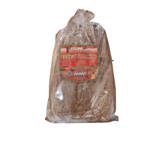 BIOPAN MOLDE INTEGRAL 153 con GERMINADOS - MASA MADRE - 850g - Sabores del Castillo1