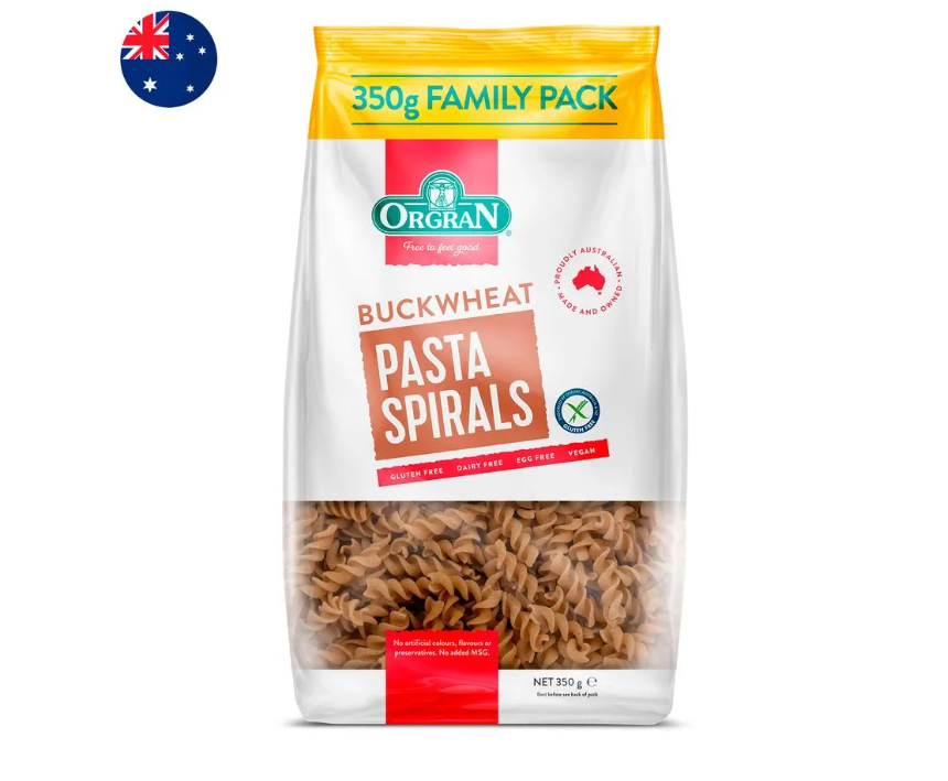PASTA ESPIRALES de SARRACENO - 350gr - Orgran1