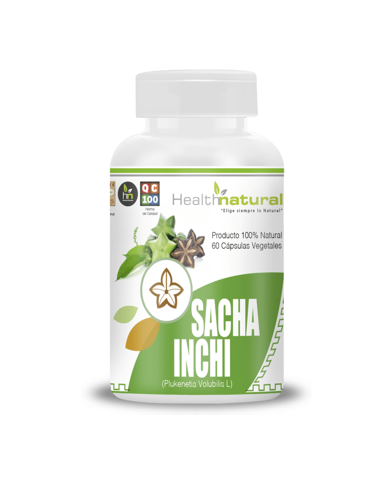 SACHA INCHI - 60 cápsulas - 500mg - Health Natural1