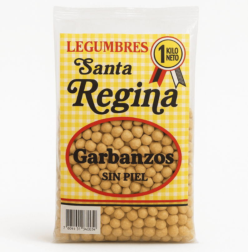 GARBANZOS libres de químicos - 1Kg - Santa Regina1