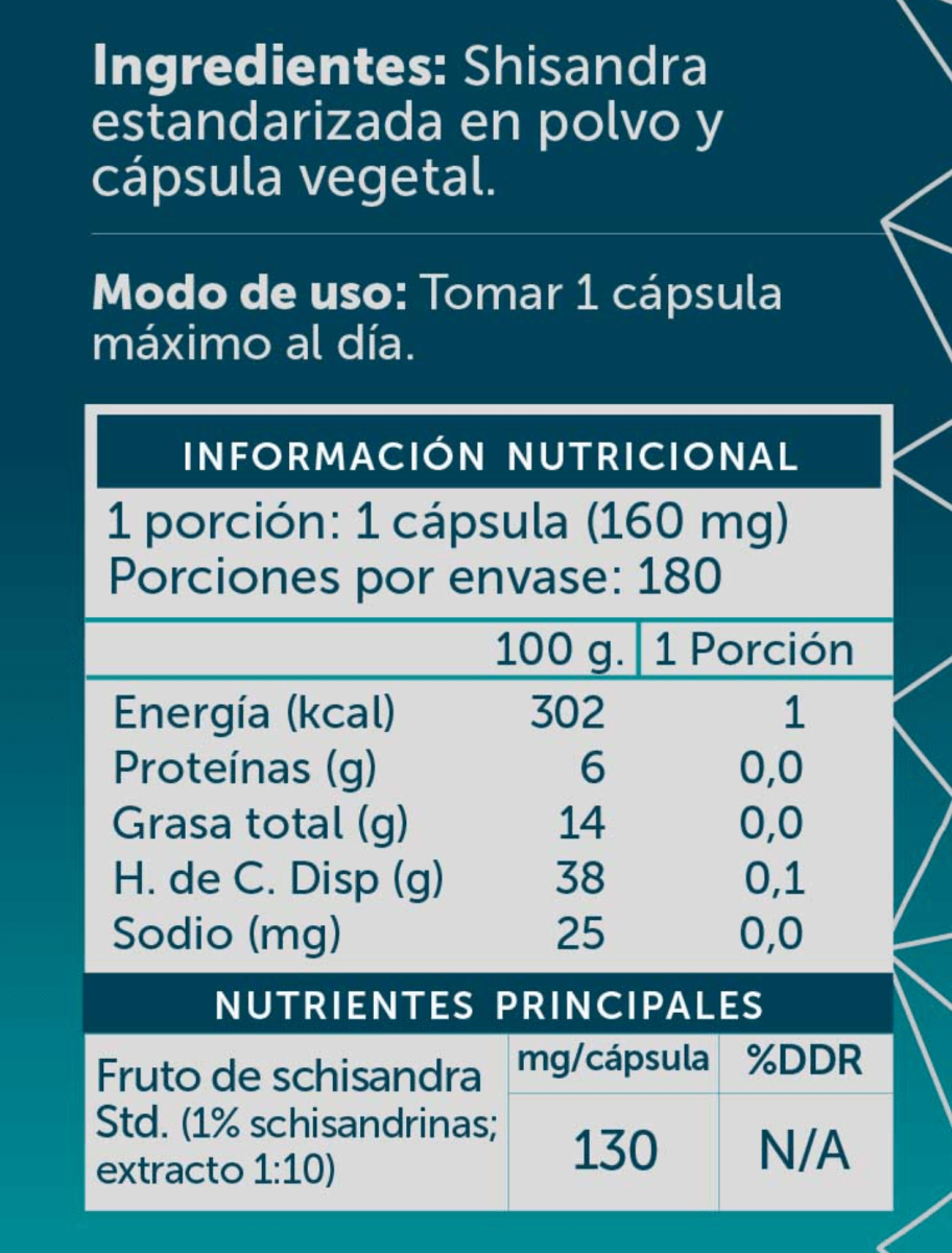 SCHIZANDRA PURE - 180 Cápsulas - Wellplus2