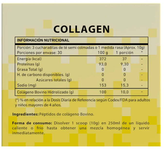 PÉPTIDOS de COLÁGENO - Grass fed - 300g -Basics Nutrition3