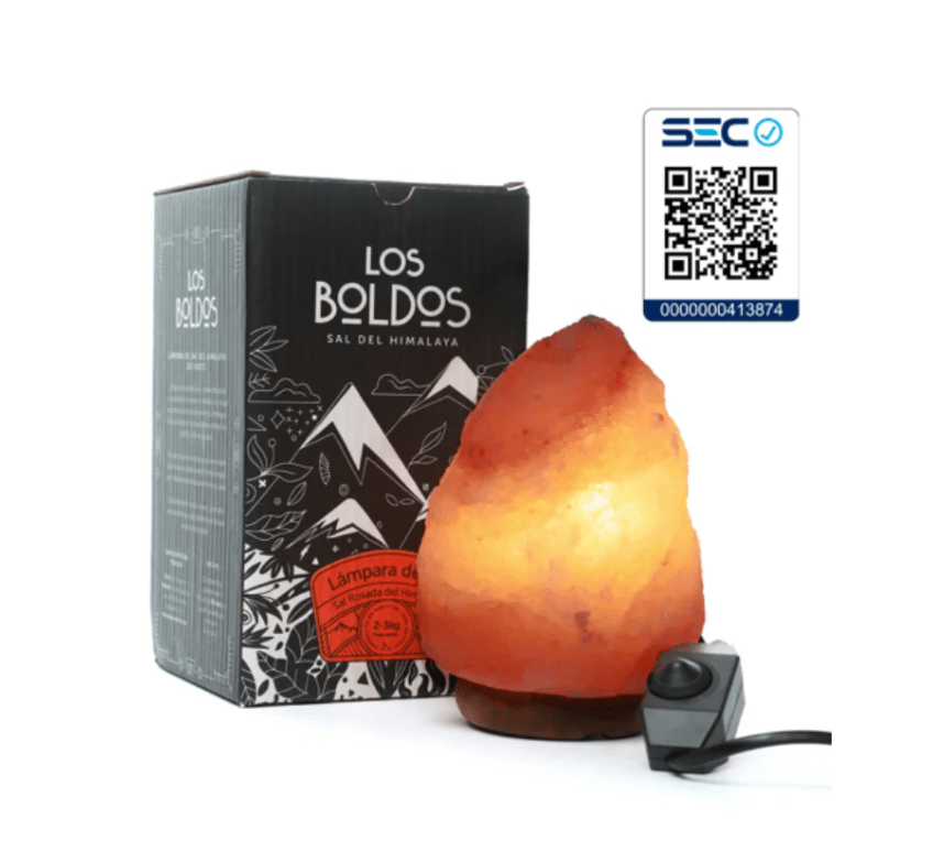 LAMPARA DE SAL - 2-3Kg - Los Boldos1