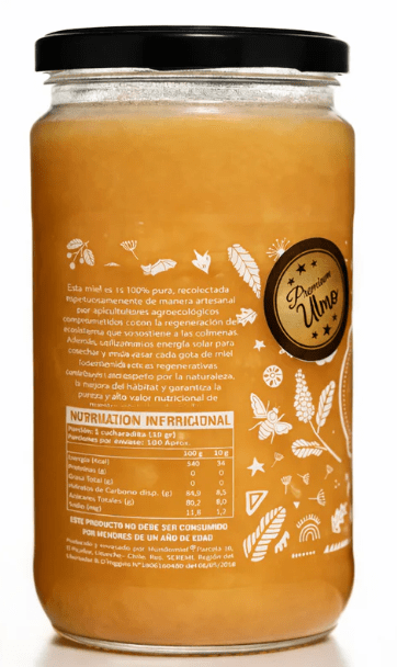MIEL PREMIUM ULMO - 1000g - Mundo Miel1