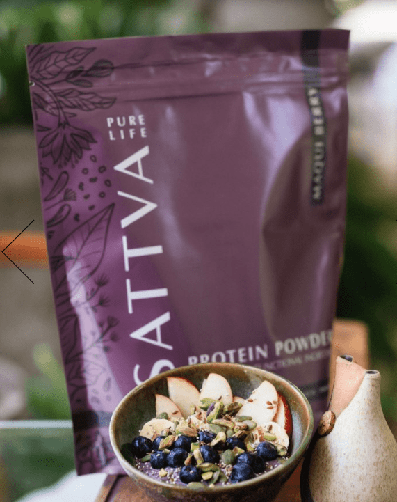 PROTEÍNA VEGETAL - Sabor MAQUI BERRY  - 1080g - Sattva Pure Life1