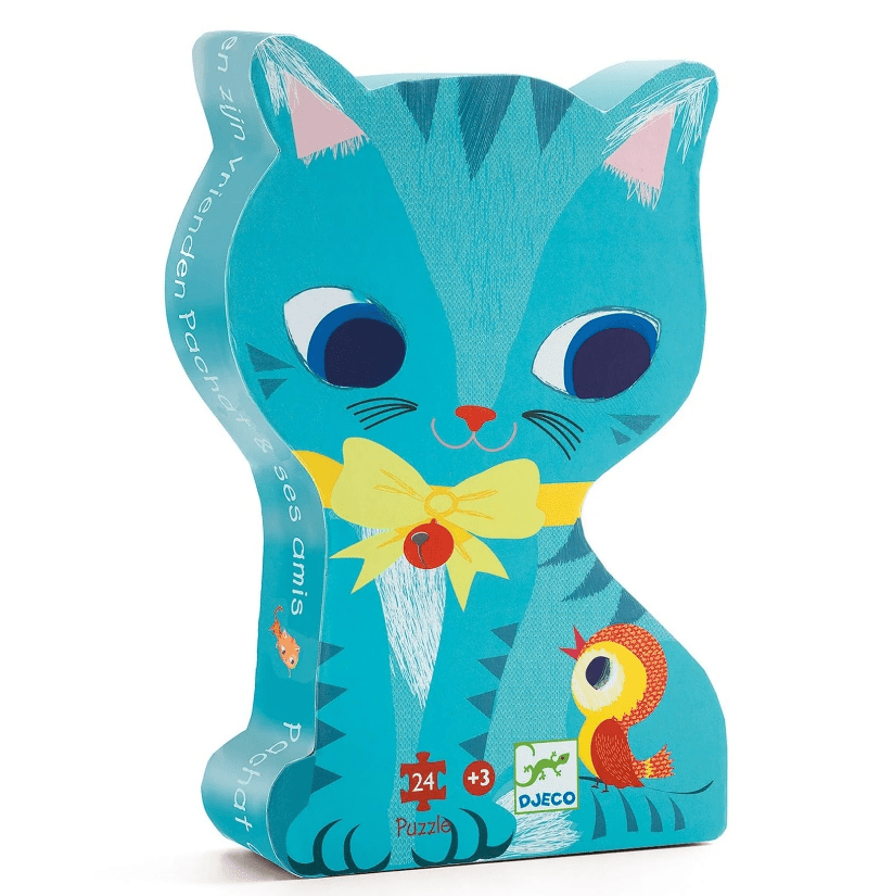 Puzzle Silueta PACHAT y sus amigos  24 Piezas - Djeco1