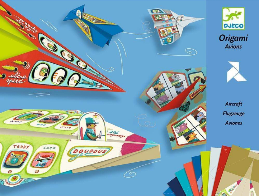 SET DE ORIGAMI - Djeco - AVIONES1