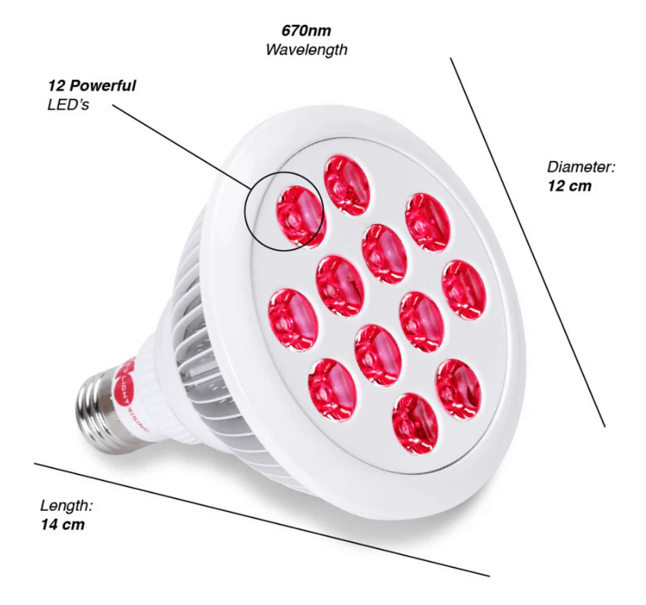 Dispositivo de LUZ ROJA Target 670nm - Red Light Rising (marca inglesa)2