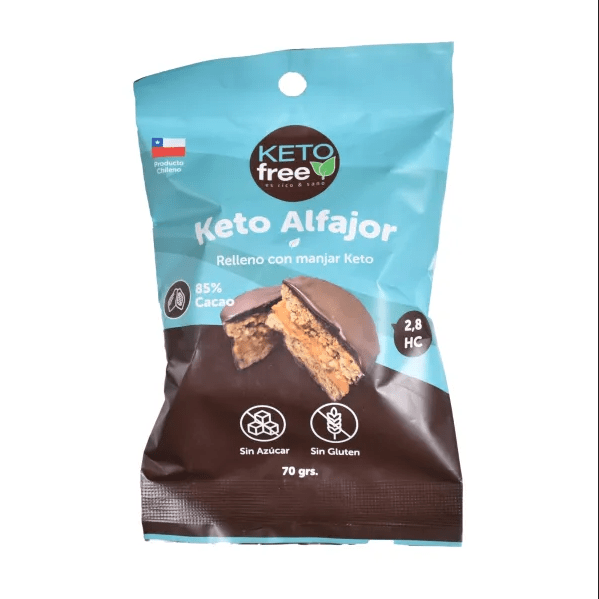 ALFAJOR de MANJAR KETO - 70g - Keto Free1