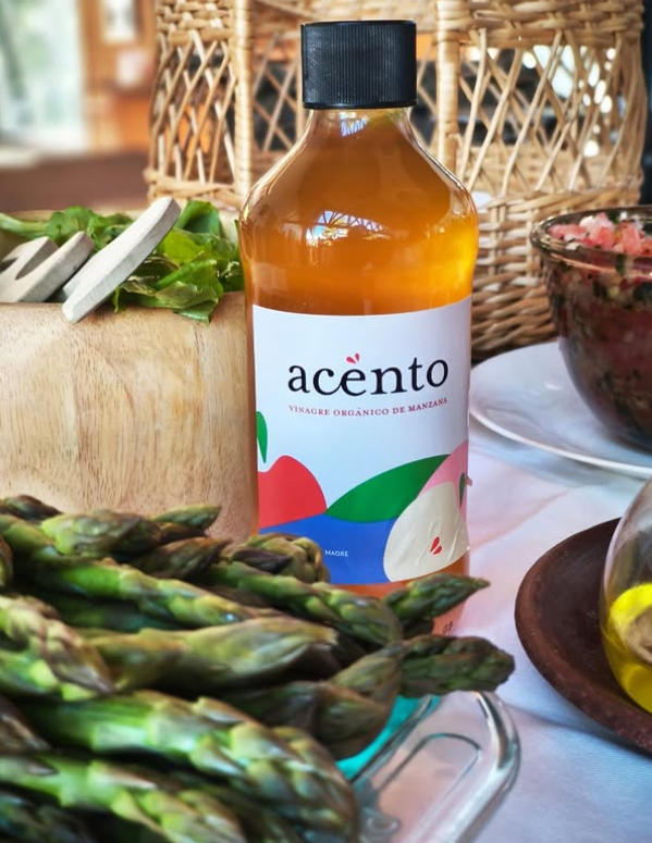 VINAGRE de MANZANA Orgánico - 500ml - Acento3
