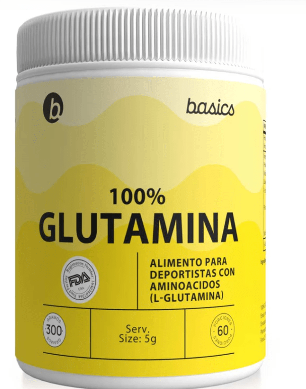 GLUTAMINE 1OO% - 300g - Basics Nutrition1