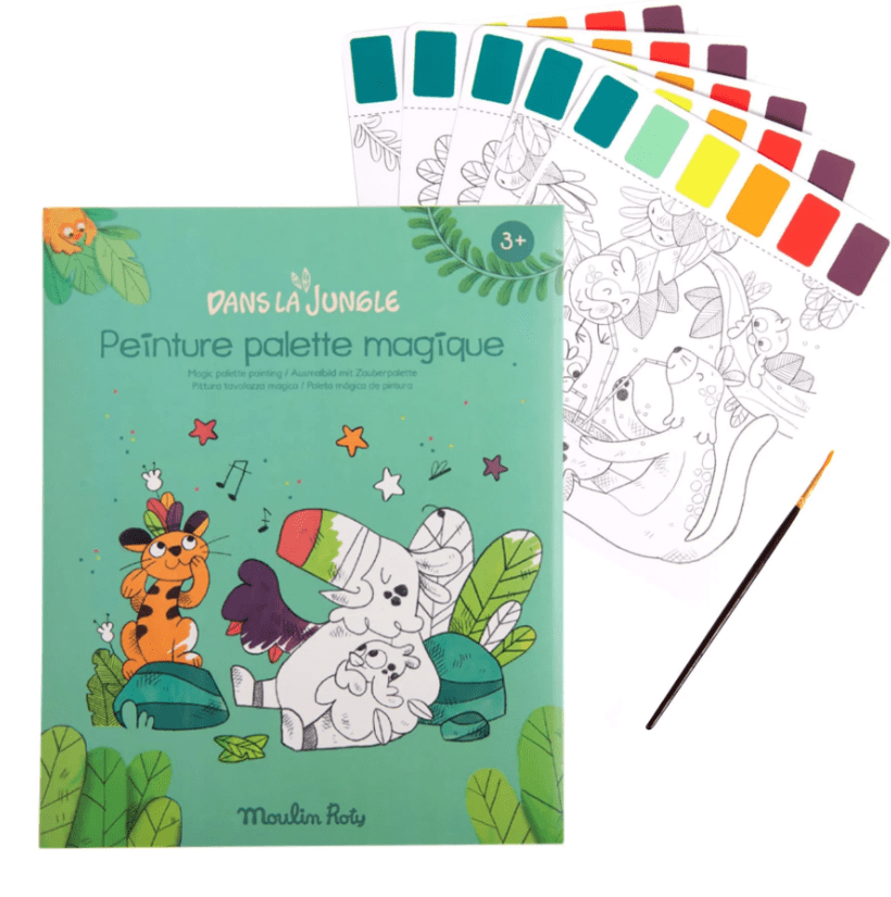 Paleta magica de pintura Jungla - Moulin Roty1