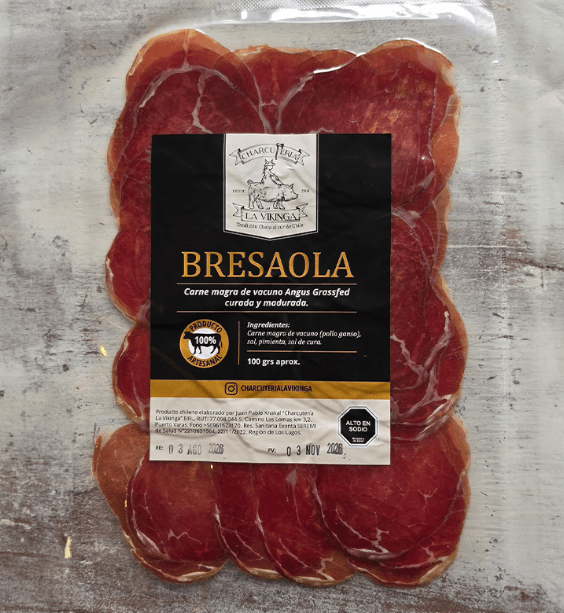 BRESAOLA - CARNE DE VACUNO - GRASSFED - 100g  - La Vikinga1
