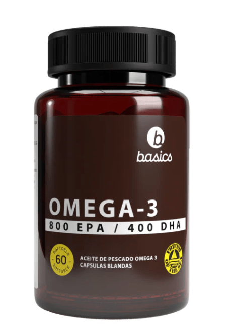 OMEGA-3 - (800 EPA- 400 DHA) - 60 caps - Basics Nutrition1