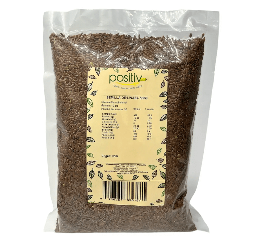 SEMILLA DE LINAZA - 500g - Positiv1