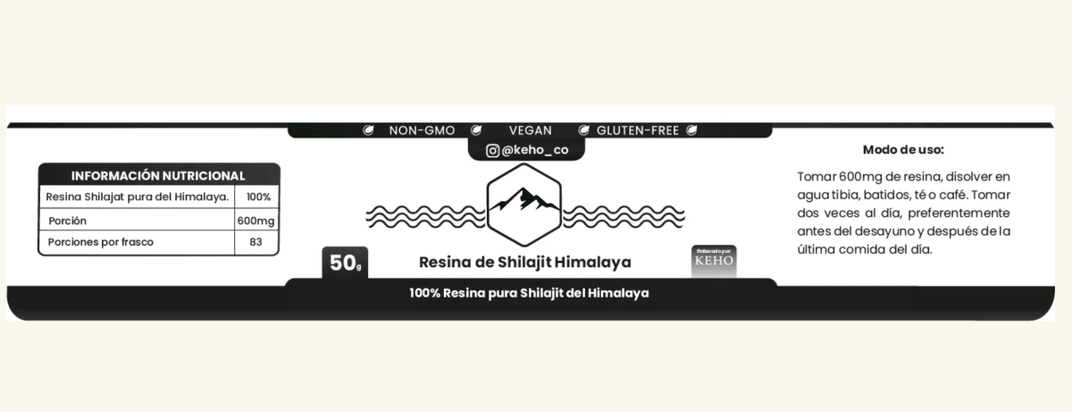 SHILAJIT HIMALAYA Resina - 50g - Keho2