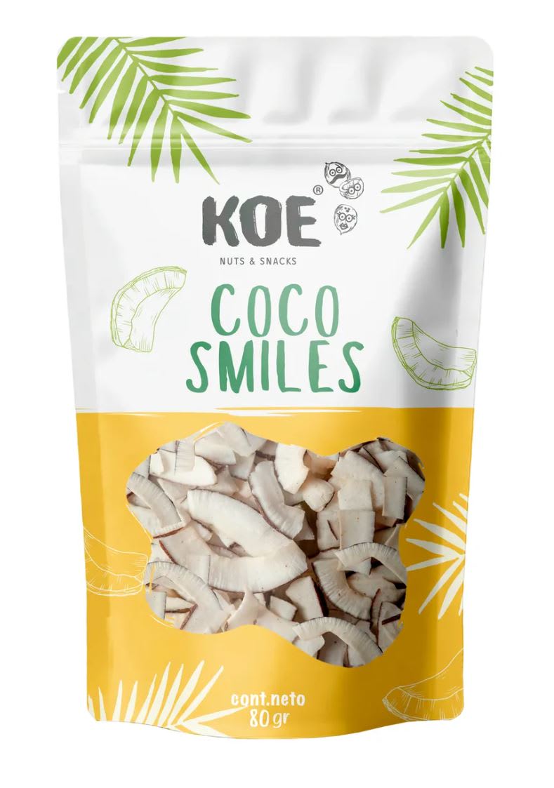 COCO CHIPS con CÁSCARA - 80g - Koe1