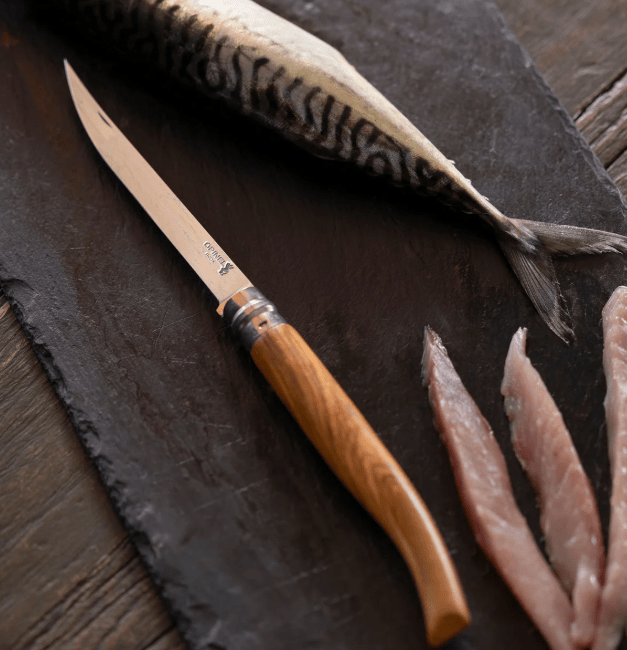 CUCHILLO OPINEL N°12 SLIM - MANGO de OLIVO  - Opinel1