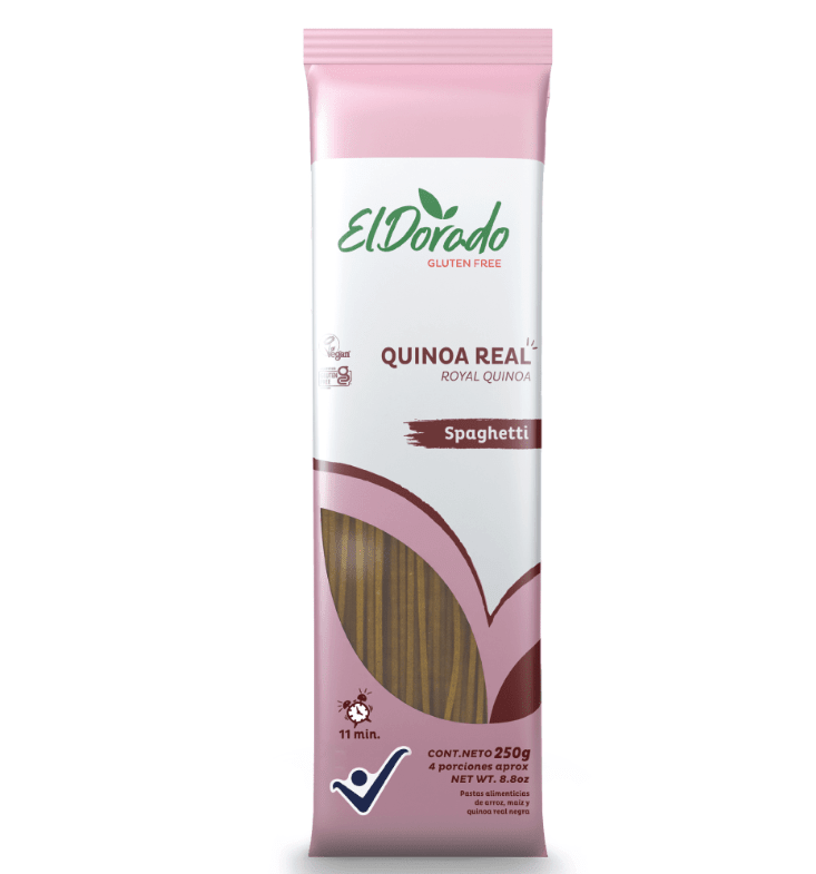 PASTA de QUINOA Real - SPAGHETTI - 250g - El Dorado1
