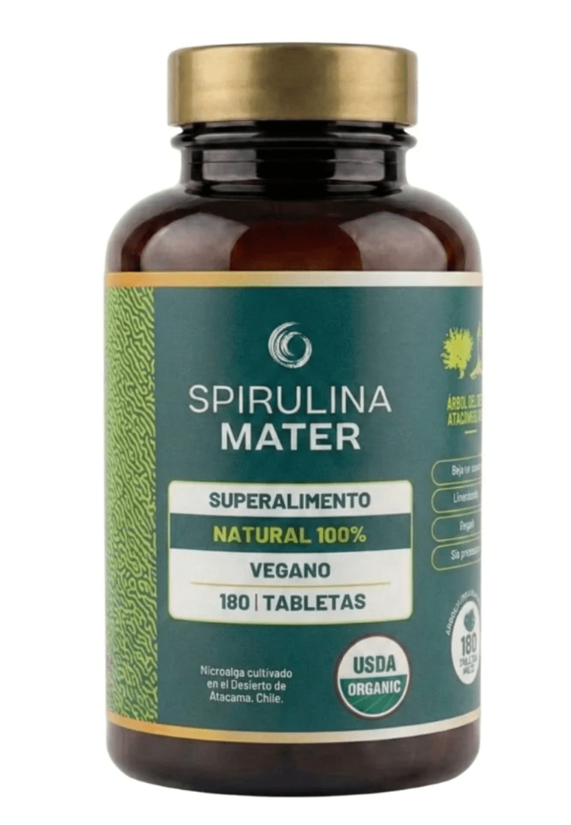 SPIRULINA ORGÁNICA 180 Comprimidos - MATER1