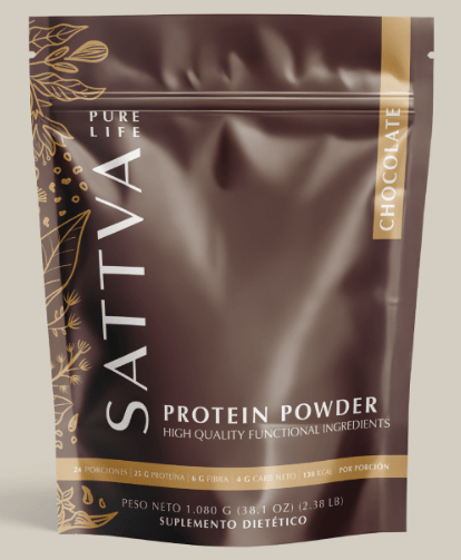 PROTEÍNA VEGETAL - Sabor CHOCOLATE  - 1080g - Sattva Pure Life2