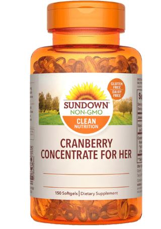 SUPER CRANBERRY 8400 MG PLUS VIT D3 1000 IU - 150 soft - Sundown1