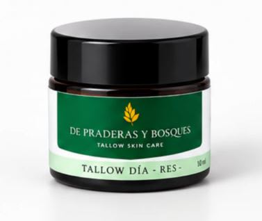 CREMA MINI FACIAL TALLOW DÍA - VACUNO - 10 ml - De Praderas y Bosques1