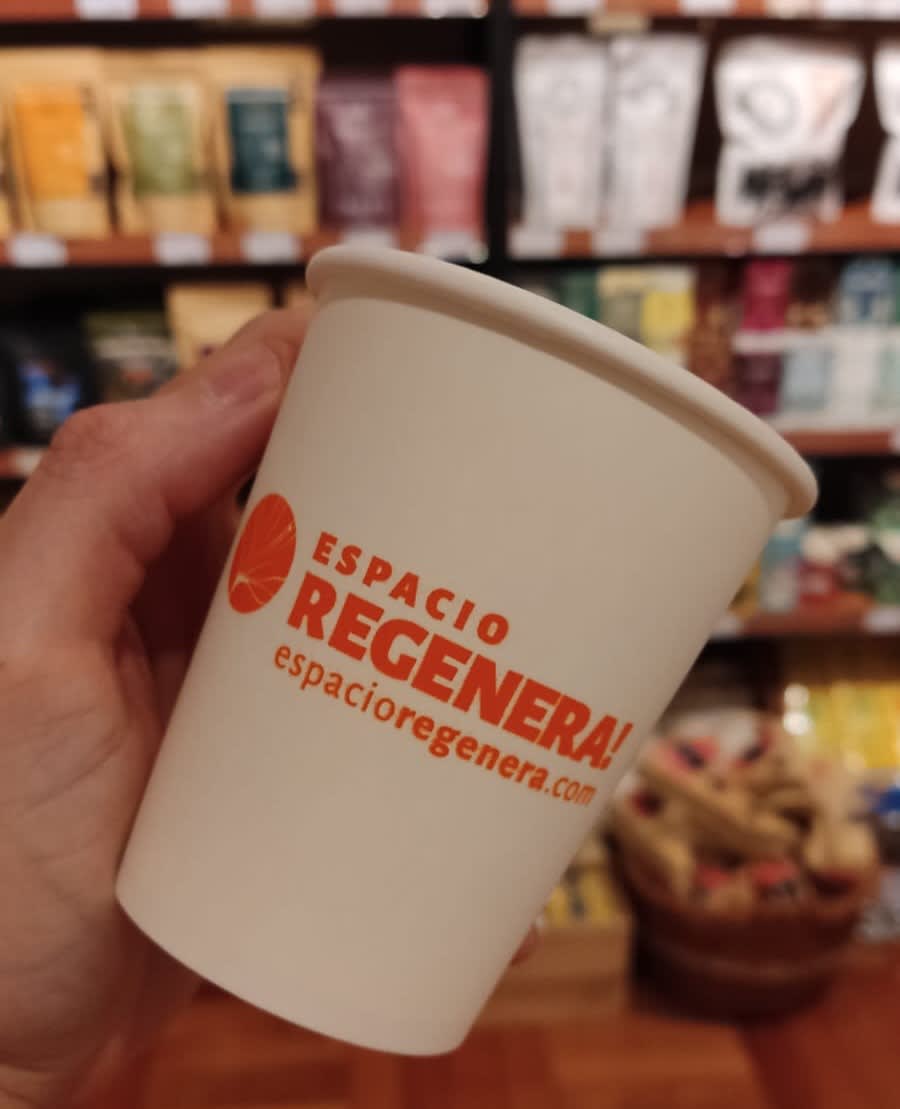 Pack VASOS COMPOSTABLES - UNA PARED - 10uu– 8oz (236ml) – Espacio Regenera1