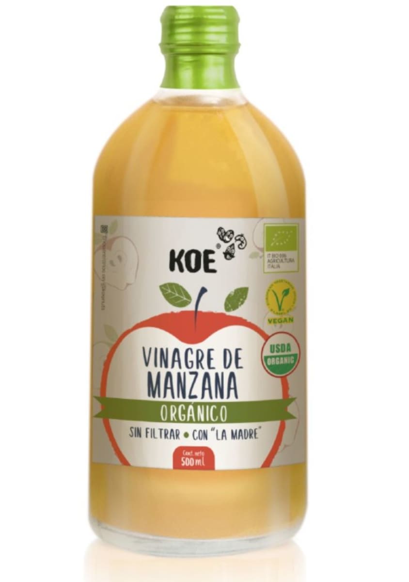 VINAGRE de MANZANA ORGÁNICO - 500ml - Koe1