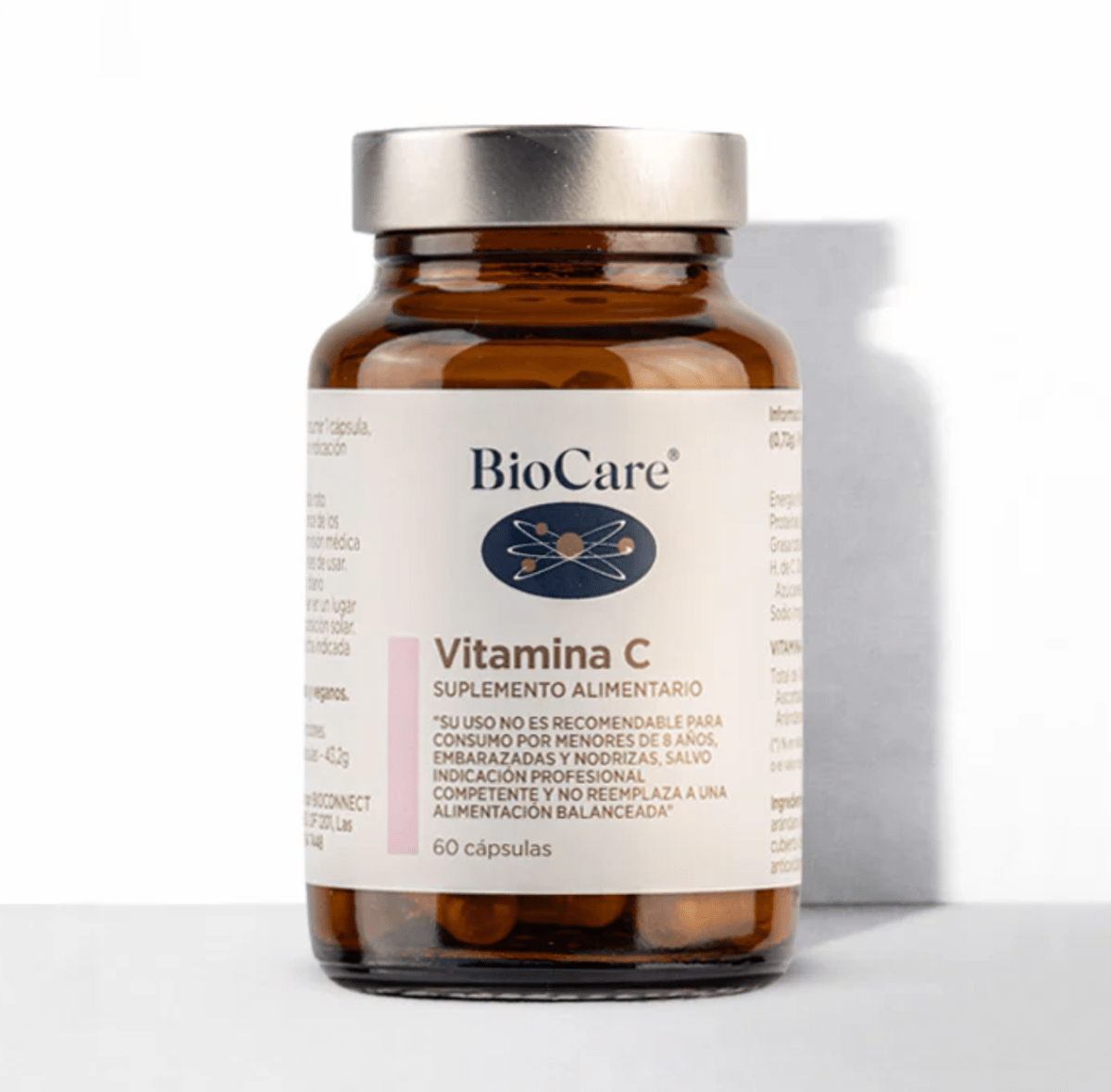 VITAMINA C - 60 Cápsulas - Biocare1