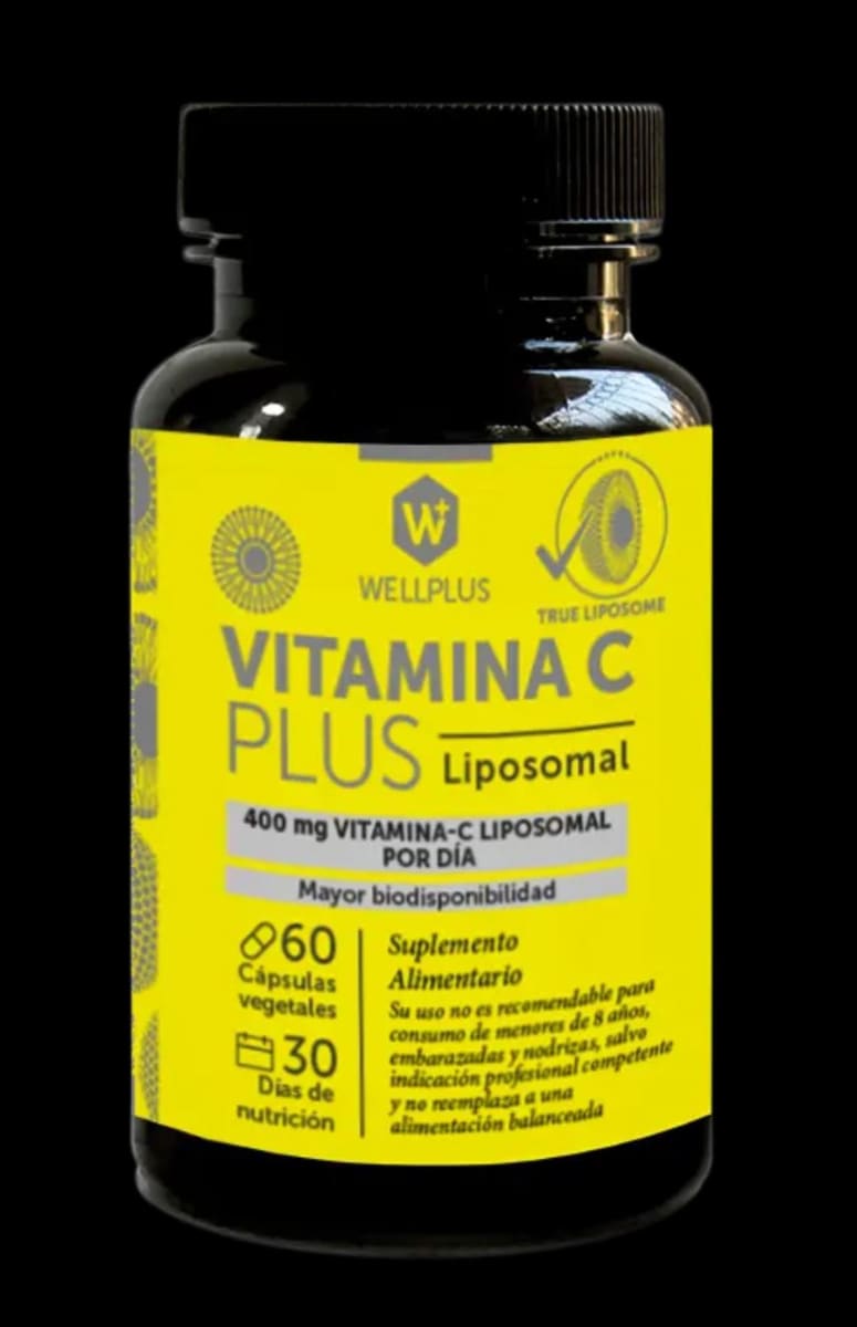 VITAMINA C LIPOSOMAL - 60 Cápsulas - WellPlus1