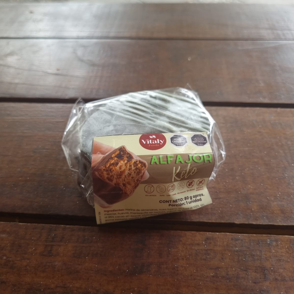 ALFAJOR MANJAR KETO - 70g - Vitaly Foods1