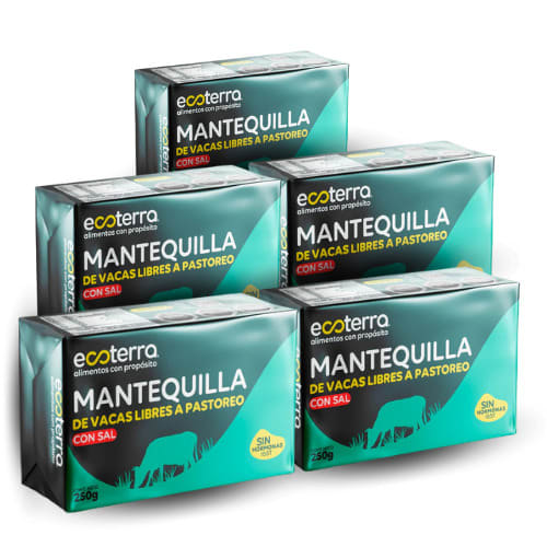 PACK 5 - MANTEQUILLA DE PASTOREO C/SAL - 250G1