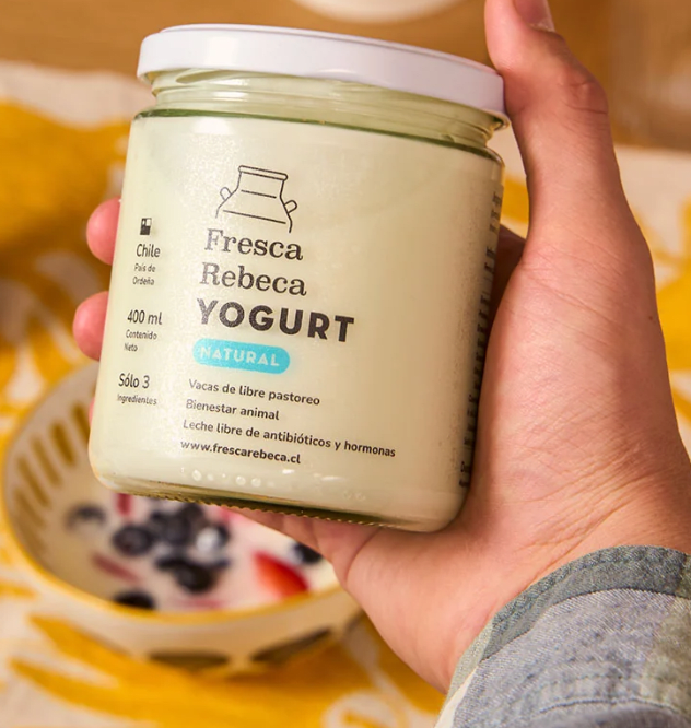 YOGURT NATURAL - 400g - Fresca Rebeca1